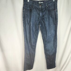 Anlo Cropped/Ankle Leg Five Pocket Blue Jeans Size 27